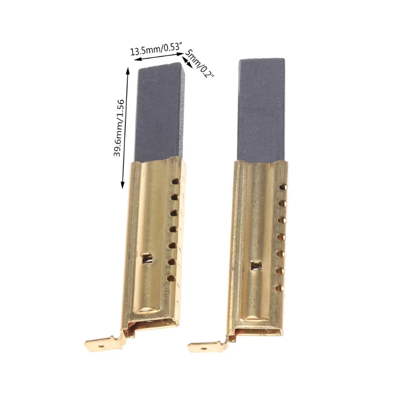 1 Pair Useful Washing Machine Motor Carbon Insert Brushes L94MF7 For Whirlpool Dropshipping | Бытовая техника