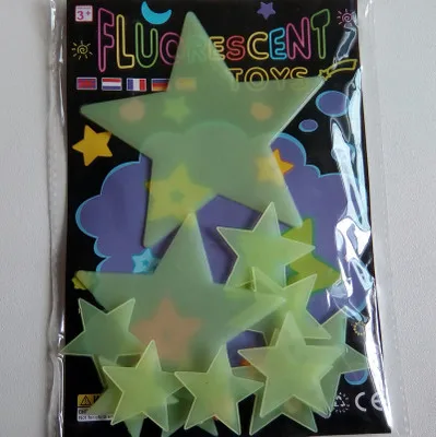 Флуоресцентная светящаяся детская спальная комната для хранения Звездная