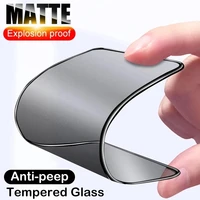 ceramic matte anti peep tempered glass for iphone 13 12 11 pro max screen protector 13 12 mini xr x xs max 8 7 6s plus se 2 film
