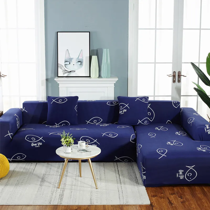 Новые Чехлы для дивана L образной формы эластичное покрытие углового в