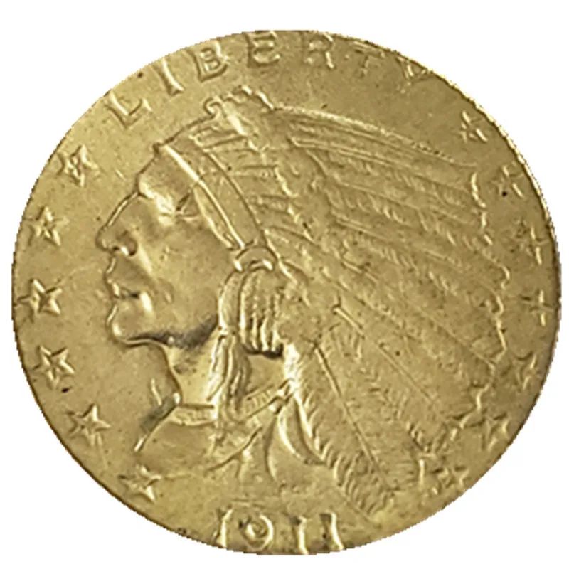 

1908-1915 Liberty America Indian Old Collectible Coins Ancient Coin Home Decoration Replicas Antique Souvenir Gold Coins