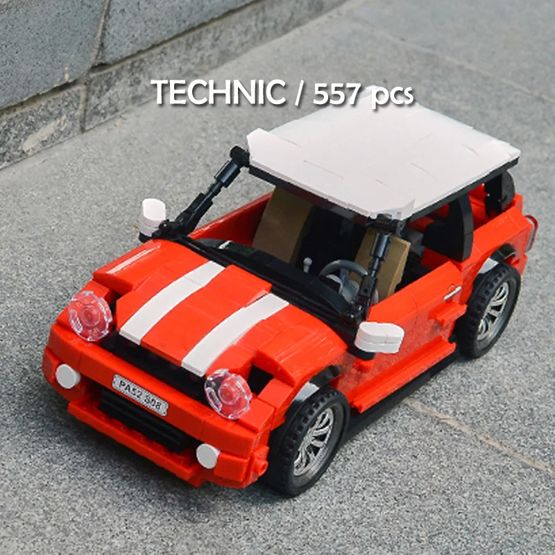 557 шт город гоночный автомобиль строительные блоки спортивный кирпичи набор