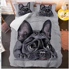 Комплект постельного белья с 3d-пододеяльником и изображением животных