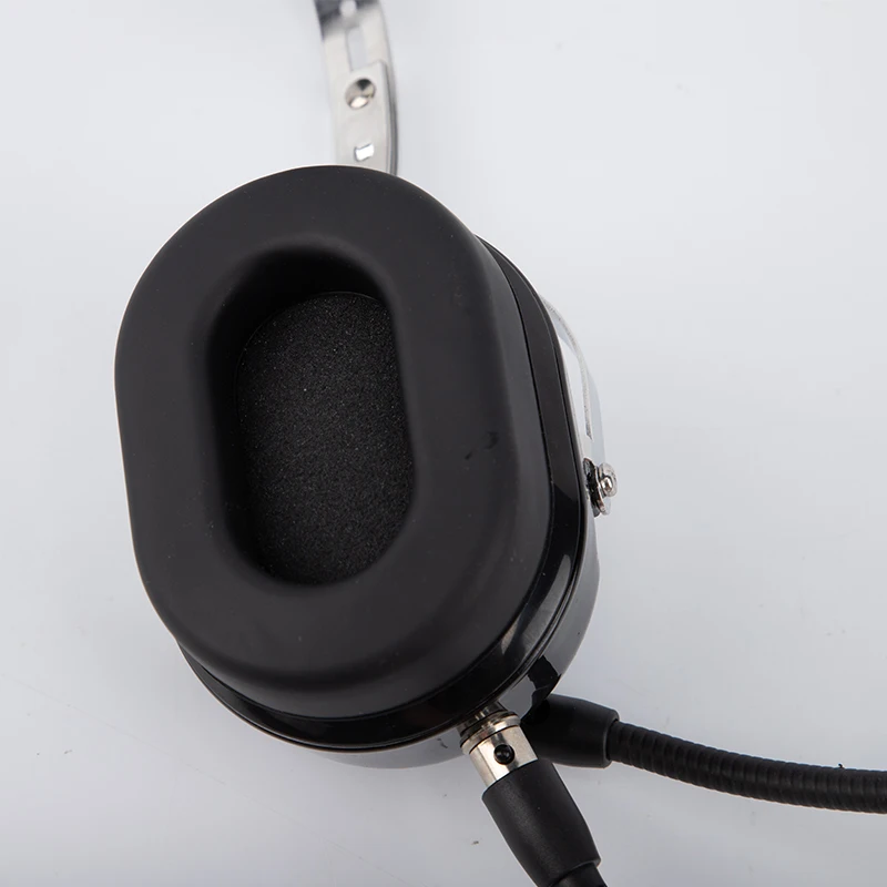 General Aviation Headphone Noise Reduction Unilateral Headset CS Tactical Headset for Kenwood Baofeng Two way radio film  Media