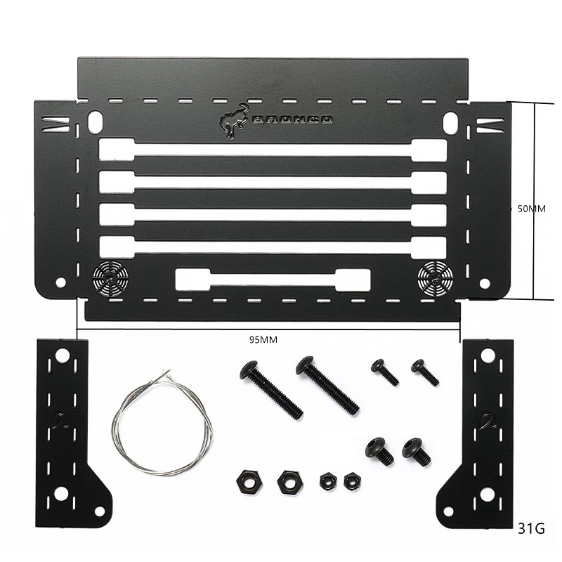 Металлический складной ящик для инструментов Traxxas TRX4 92076-4 Ford Bronco RC гусеничные