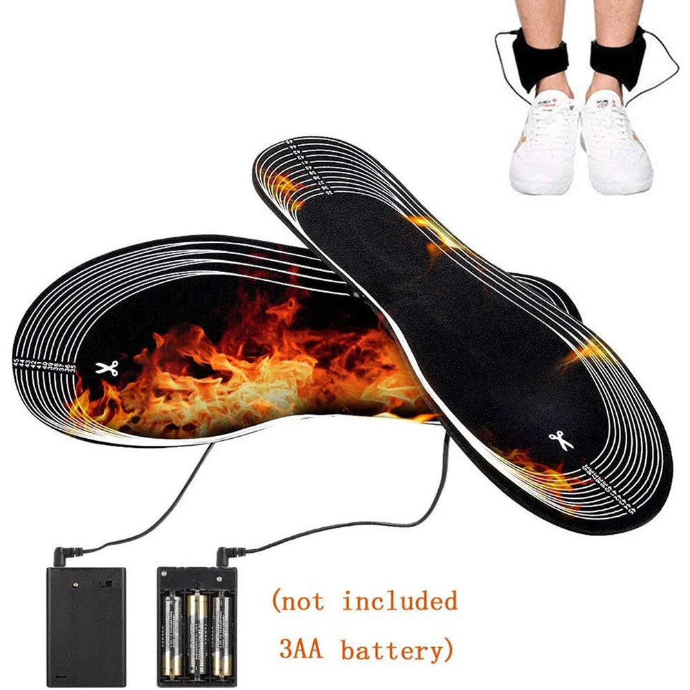 

USB Heated Shoe Insoles Feet Warm Sock Pad Mat Electrically Heating Insoles Washable Warm Men Women Winter Thermal Insoles