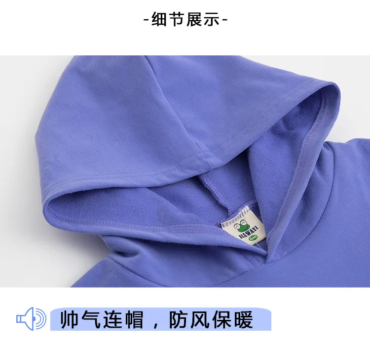 2021 детская осенне весенняя одежда для мальчиков и девочек утепленная бархатная