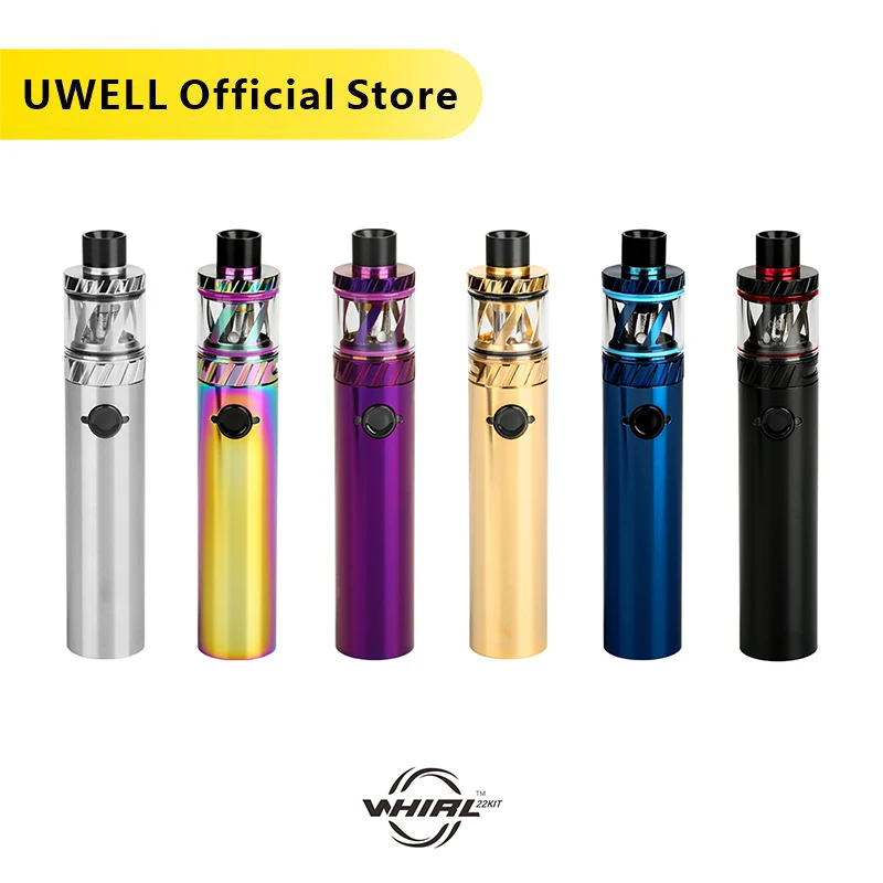 UWELL Whirl 22 Vape Kit Универсальный Стартовый Набор 25 Вт 2 мл/3 5 мл бак атомайзер 1600 мАч