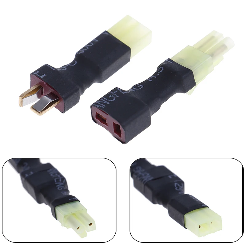

High Quality 2Pcs/set Wireless T Plug Male / Female to Mini Female / Male T Plug Connector Adapter