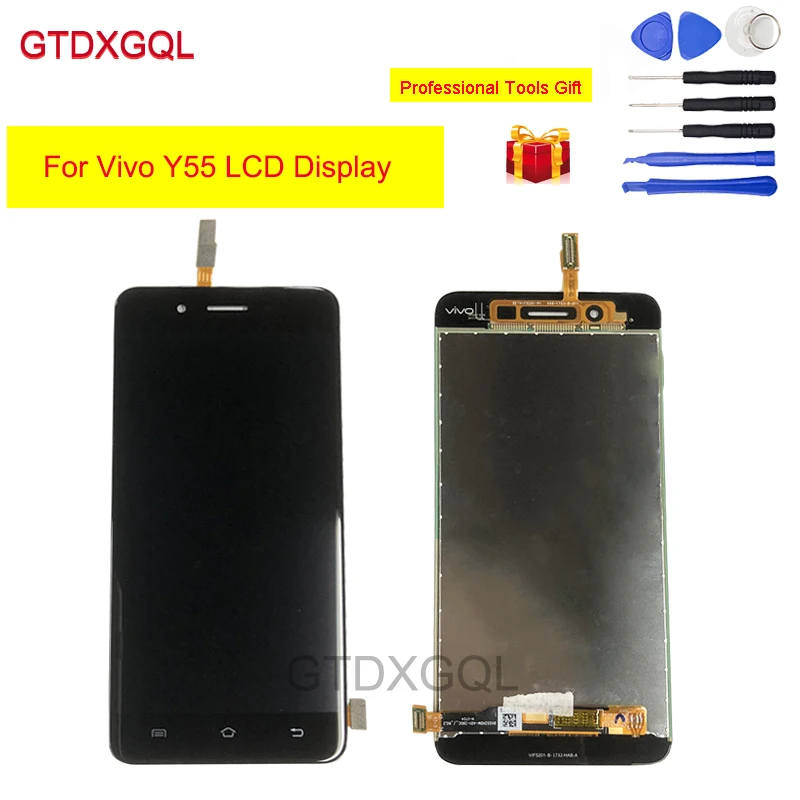 

5.2" NEW Black For Vivo Y55 LCD Display Touch Screen Digitizer Assembly Sensor Replacement Repair Parts For vivo Y55 Lcds