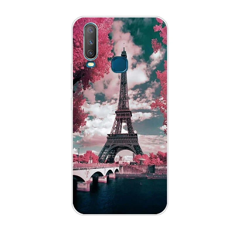 6,35 ''для Vivo Y17 Y15 Y 12 y 3 чехол мягкий TPU телефон крышка для Vivo Y 17 Y 15 Y 12 y 3 задняя крышка чехол силиконовый Coque Cool Funda