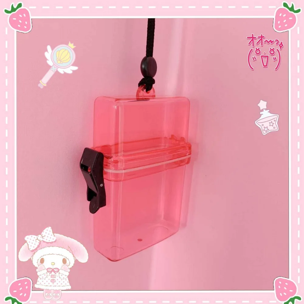 20 Cigarette Pink Female Girl Heart Case Plastic Box Portable Storage Sealed Waterproof Creative Gift | Дом и сад