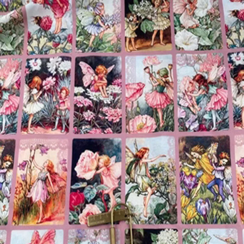 

Viaphil 100% Cotton Fabric Brand New Angels Checked Printed Sewing Cloth Dress Clothing Textile Tissue