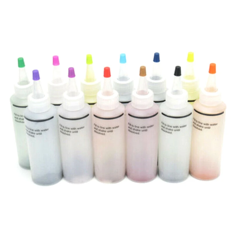 12 шт набор для краски галстука нетоксичный Сделай Сам одежда граффити ткань Степ