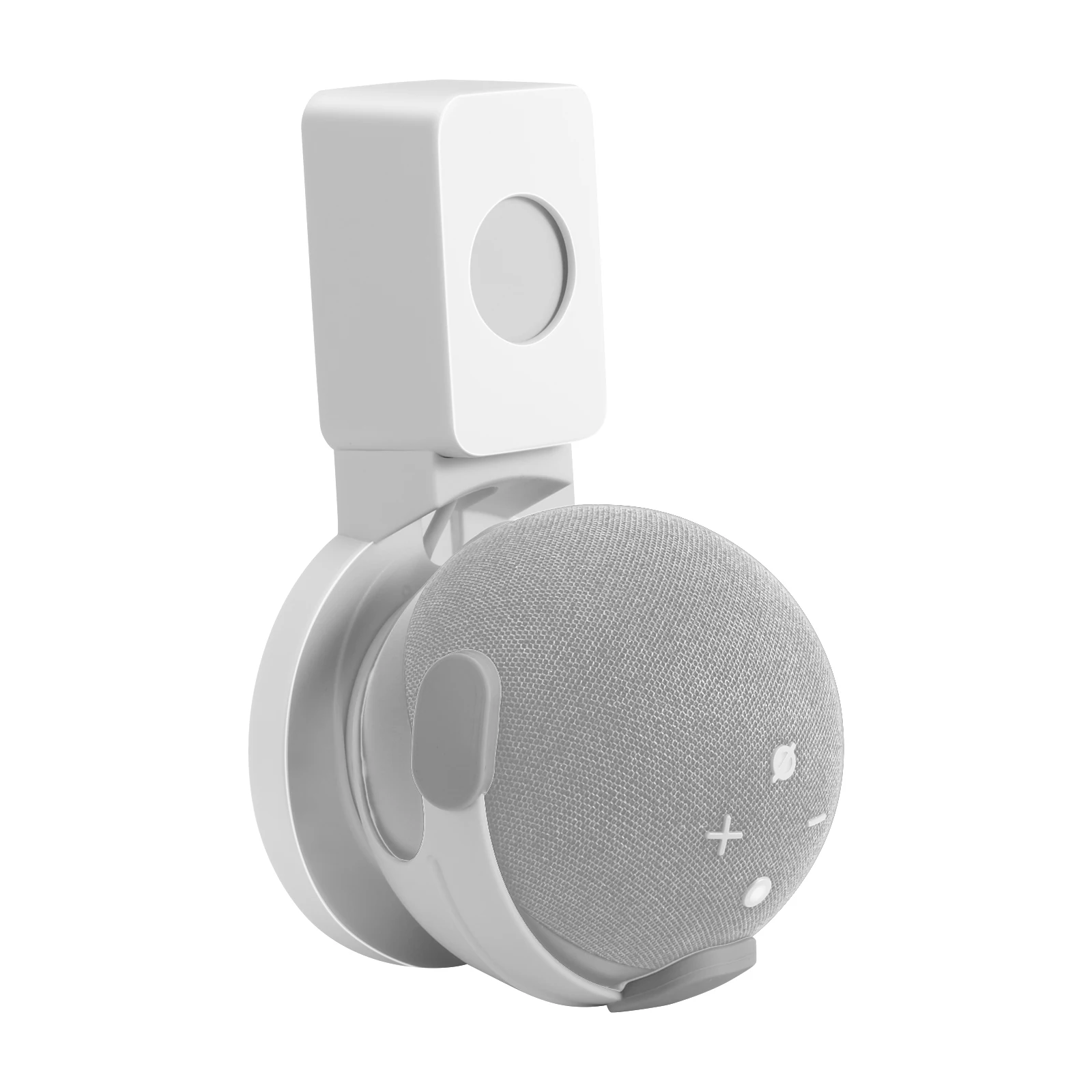 

Wall Outlet Mount Holder Stand Bracket With Built-In Cable Management Fit For Echo Dot 4th Generation