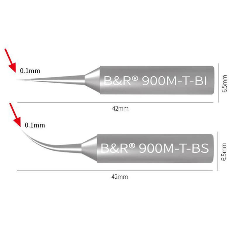 Наконечники для паяльника из бесфлюоресцентной меди 0 1 мм 900M-T-BI/BS паяльной