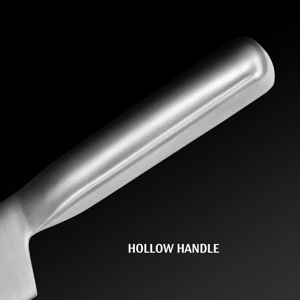 Набор кухонных ножей Hecef из 10 предметов с блоком Букового дерева|Наборы ножей| |