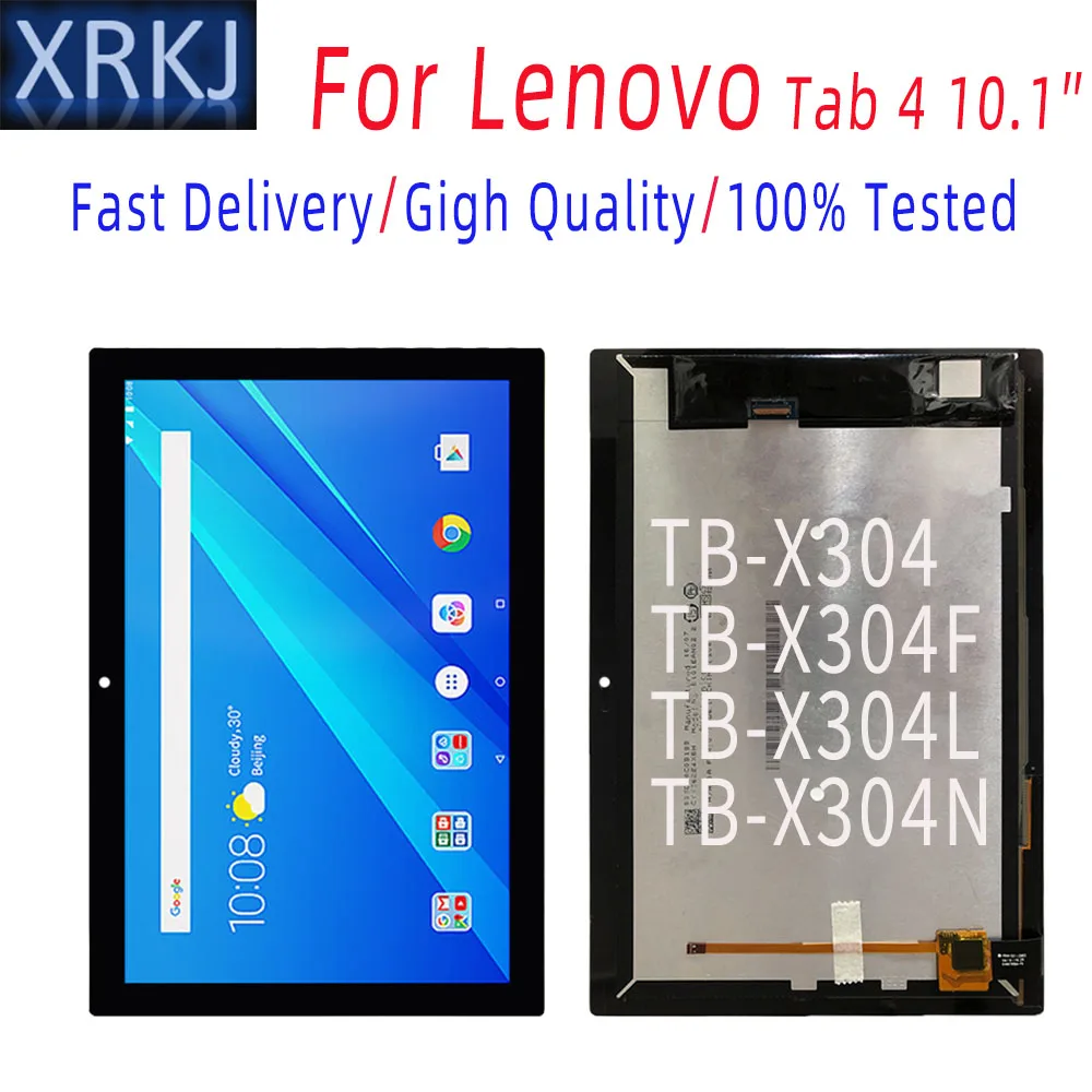 

New 10.1" For Lenovo Tab 4 TB-X304L TB-X304F TB-X304N/X X304 LCD Display Matrix Module + Touch Screen Panel Digitizer Assembly