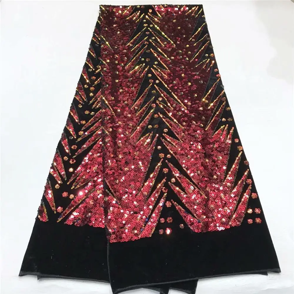 Новое поступление 2020 кружевные ткани с блестками в африканском стиле флисовые