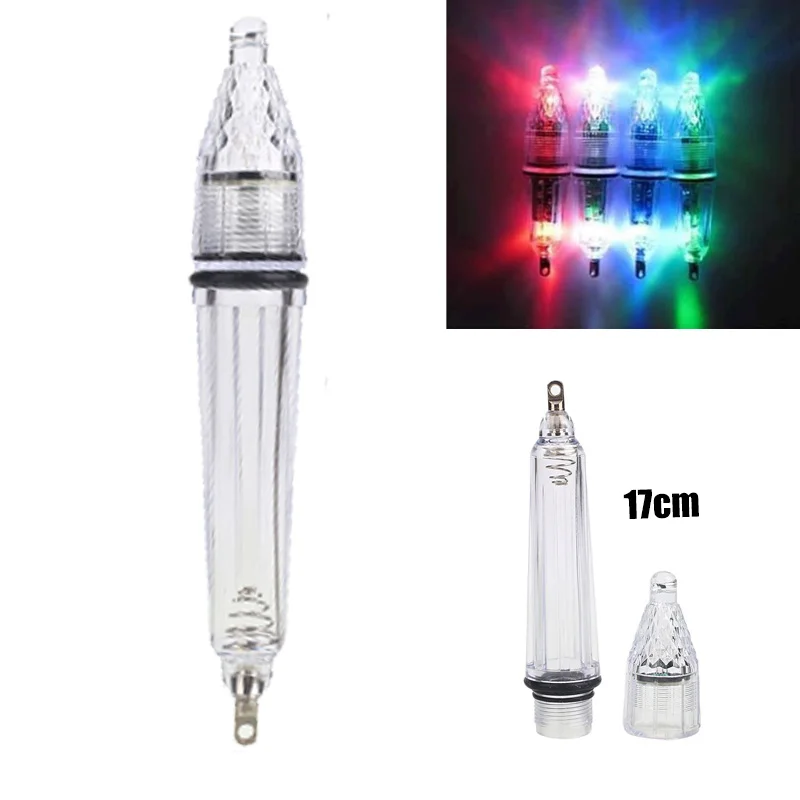

Deep Water Durable Lure Fish Lamp Artificial Fishing Tackle Creative Strobe Fishing Light Bait Universal 17cm Flash Attracting