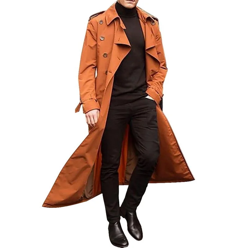 

windbreaker men's 2019 coat men's long windbreaker