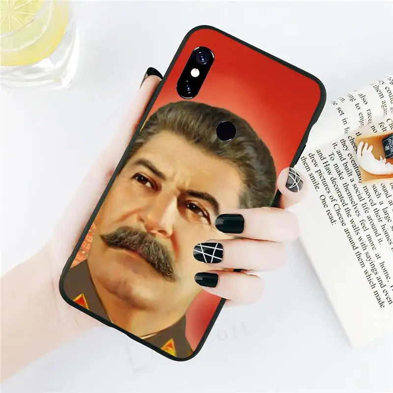 

Russian Stalin Ussr famous people Phone Case For Xiaomi Redmi note 7 8 9 t k30 max3 9 s 10 pro lite