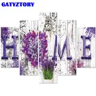 GATYZTORY 5D полноформатная квадратнаякруглая алмазная живопись 5D домашняя Милая Вышивка крестиком украшение для дома алмазная живопись