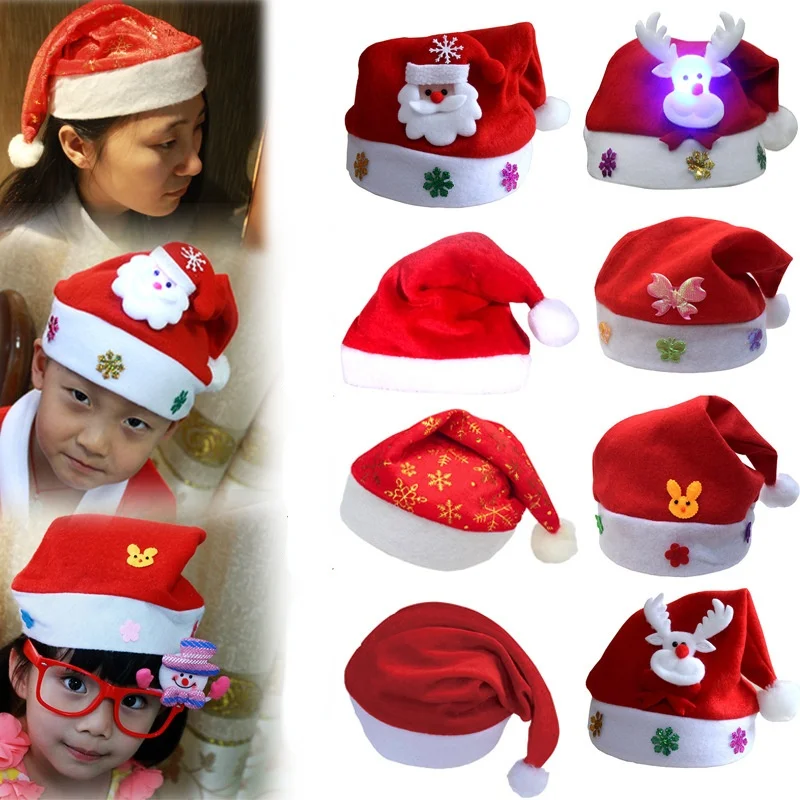 

Christmas Decorations Christmas Men and Women's Red Ordinary Christmas Hat Santa Claus / Children's Christmas Hat