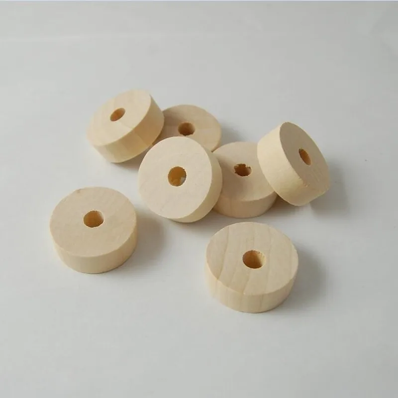 10PCS Round Ring Wood Slices for DIY Charm Pendant Crafts Scrapbooking Hanging Home Decor Wooden Embellishment | Дом и сад