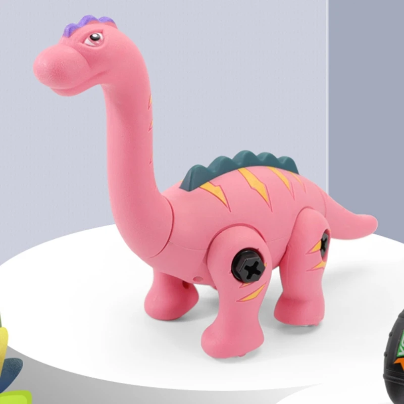 

Assembly Toy Dinosaur Disassembled Building Block for Kids Boys Early Learning