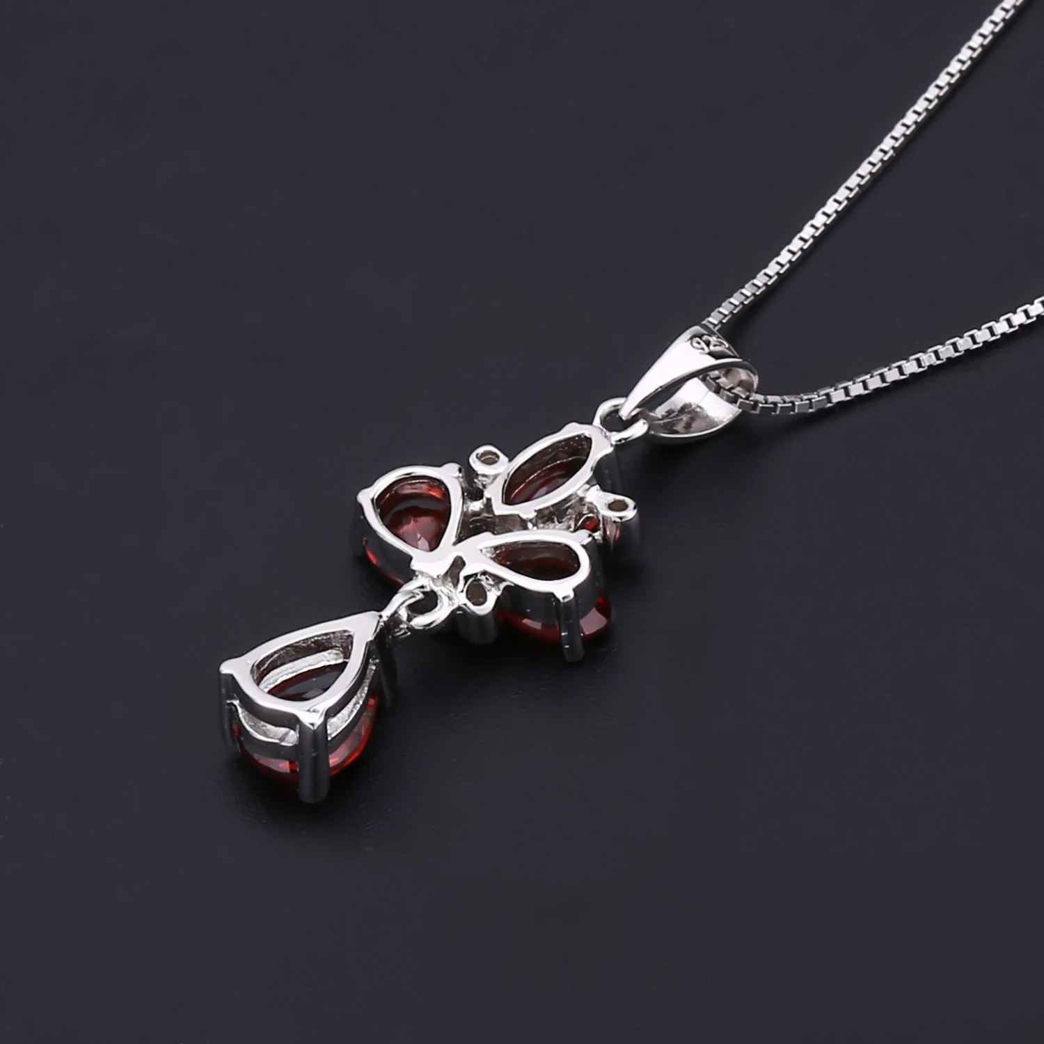 Ювелирные украшения из драгоценных камней в форме балетного листа натуральный