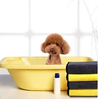 pet dog bath towel for dogs cats fashion quick dry bath towel fiber bath towel car wiping cloth dog accessories pet supplies