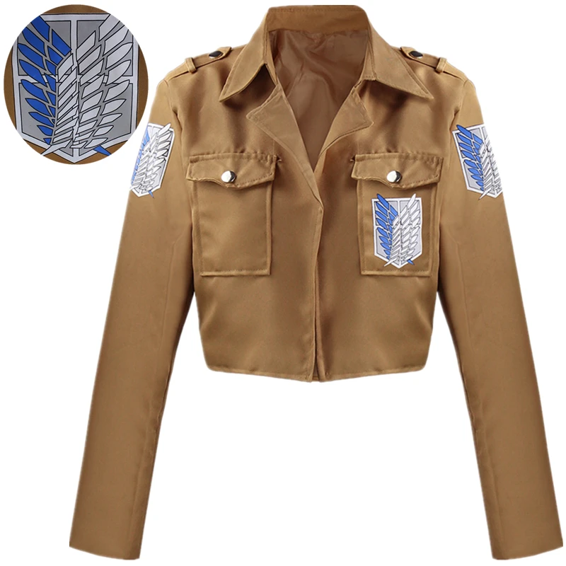 Костюм для косплея Эрена джейгера из аниме атака на Титанов | Тематическая одежда