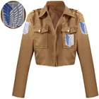 Костюм для косплея Эрена джейгера из аниме атака на Титанов