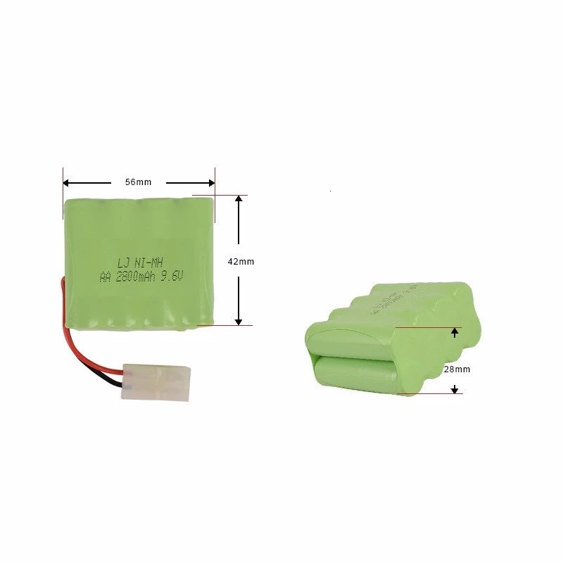 

Upgrade 9.6v 2800mah NiMH Battery For Rc Toys Cars Tanks Trucks Robots Guns Boats AA Ni-MH 9.6v Rechargeable Battery Pack 3pcs