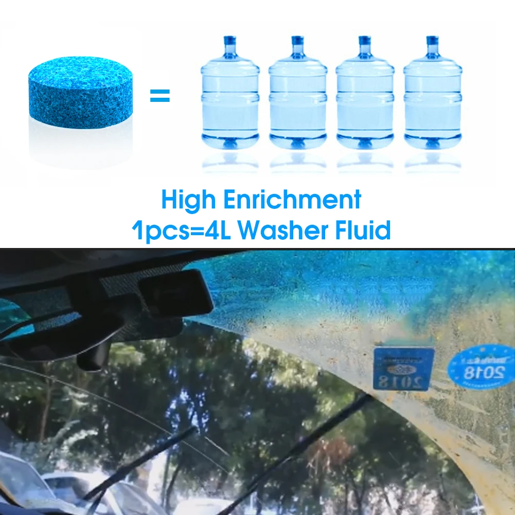 Очиститель лобового стекла автомобиля 10 шт. твердый очиститель тонкая семинома