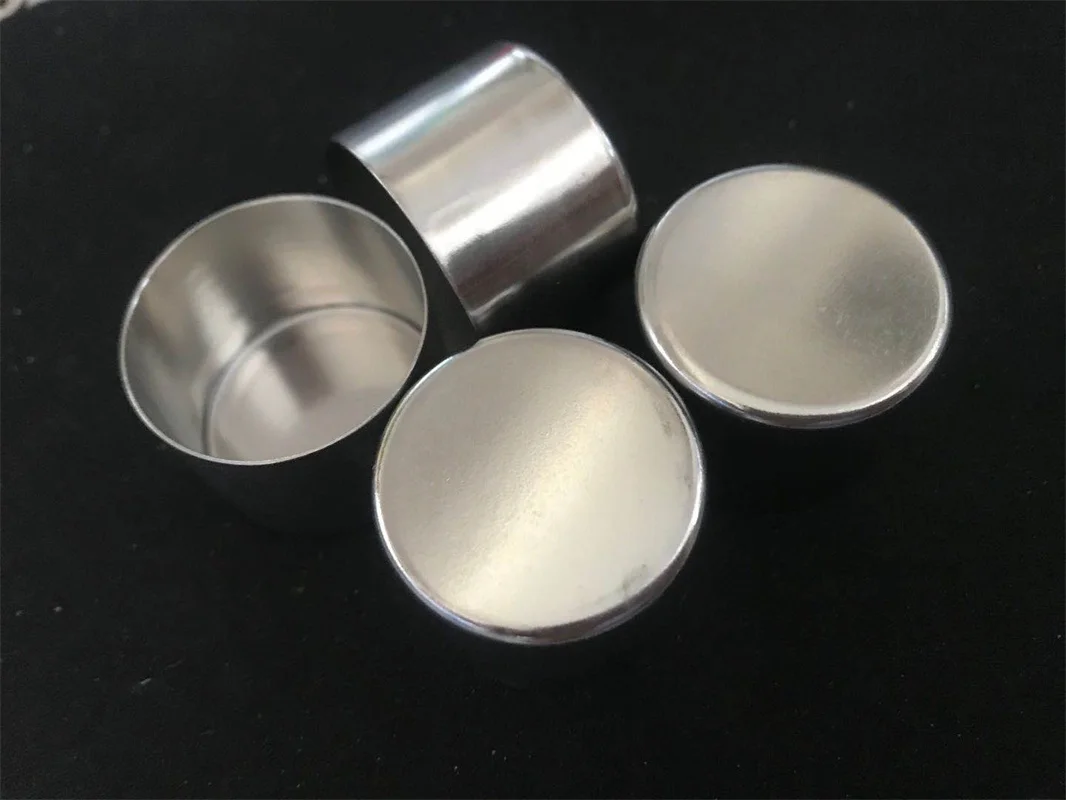 

2 pcs / Lot Permalloy PP (80% nickel content) Square Round Shields for LP Cartridges MC Step-up Transformers