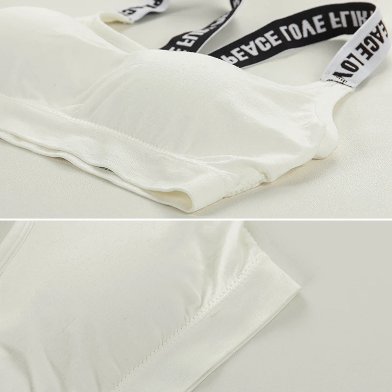 

Fashion Women Sport Bra Top Letters Yoga Bra parachute vest sports bra ladies Gym Fitness Crop Top Women Push Up Sports Bras