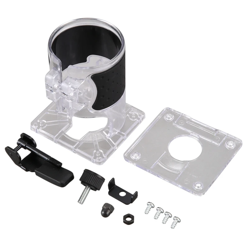 

1Pcs Handle Edge Trimmer Edgebanding End Trimmer & 1 Set Trimmer Base Plastic Base Board Woodworking Edge Cutter