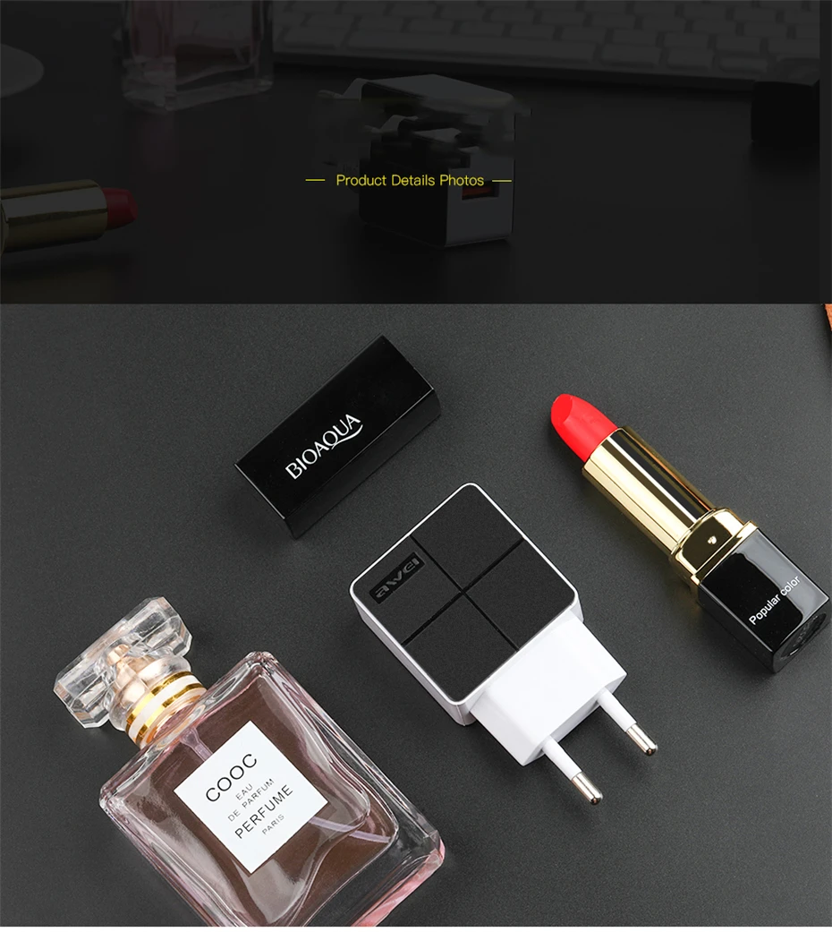 AWEI Dual USB зарядное устройство для телефона, быстрая зарядка, 5 В/2,4 А, ЕС, быстрое настенное зарядное устройство, адаптер, ЕС, мини разъем для iPhone 11, samsung, Xiaomi