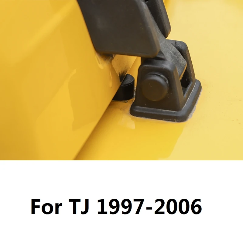 Резиновая накладка на капот двигателя автомобиля для Jeep Wrangler TJ 1997-2006