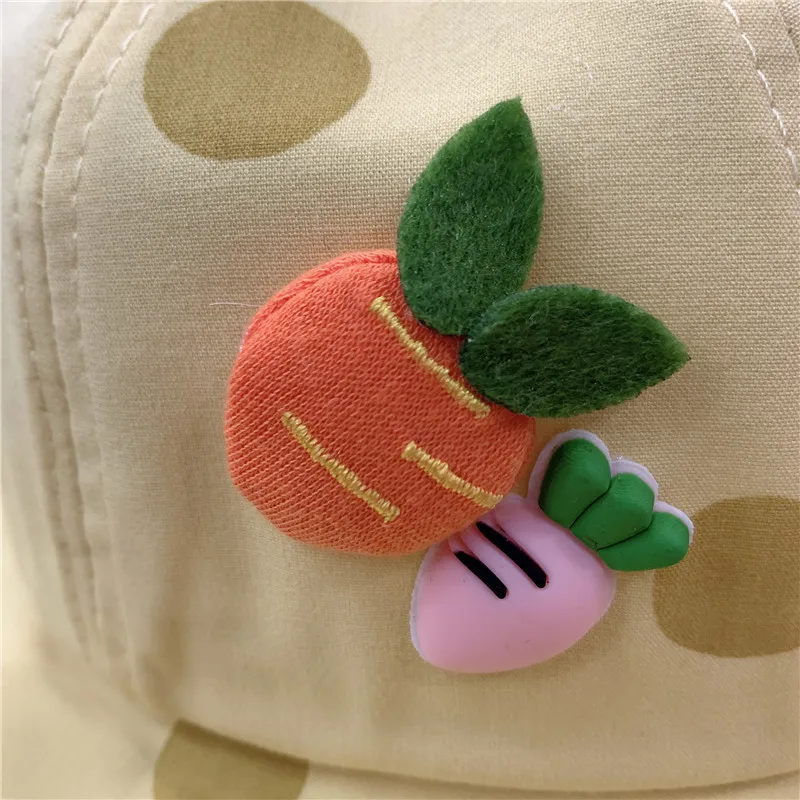 

Children Sun Hats Toddler Cap Cute Dot Baby Cap Girl Boys Sun Hat with Ear for Spring Newborn Photography Props Baseball Cap