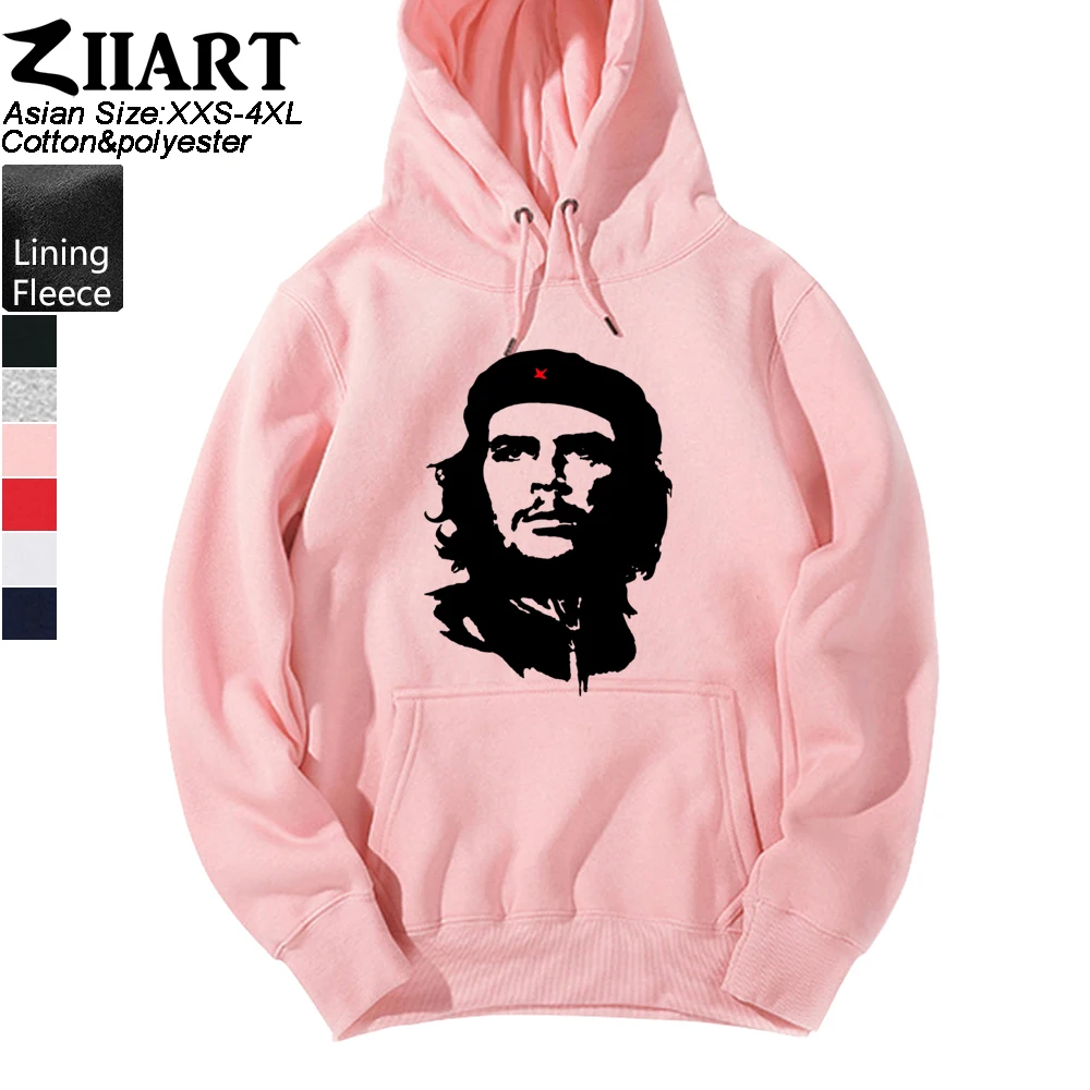 Мужская хлопковая толстовка с капюшоном Che Guevara военный берет пентаграммой для