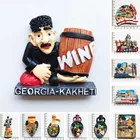 Магниты на холодильник Georgia Kakheti, туристический сувенир, Тбилиси, Батуми, 3d полимерные магнитные наклейки для холодильников, Декор для дома, подарки