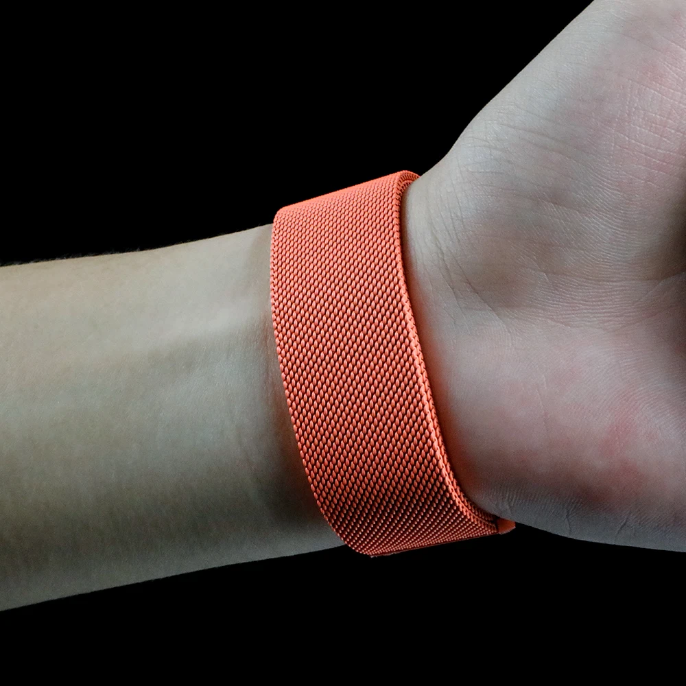 Excellent Milanese loop For Apple Watch band strap apple watch 4 band 44mm 40mm iwatch 3 2 1 42mm/38mm Better material Process
