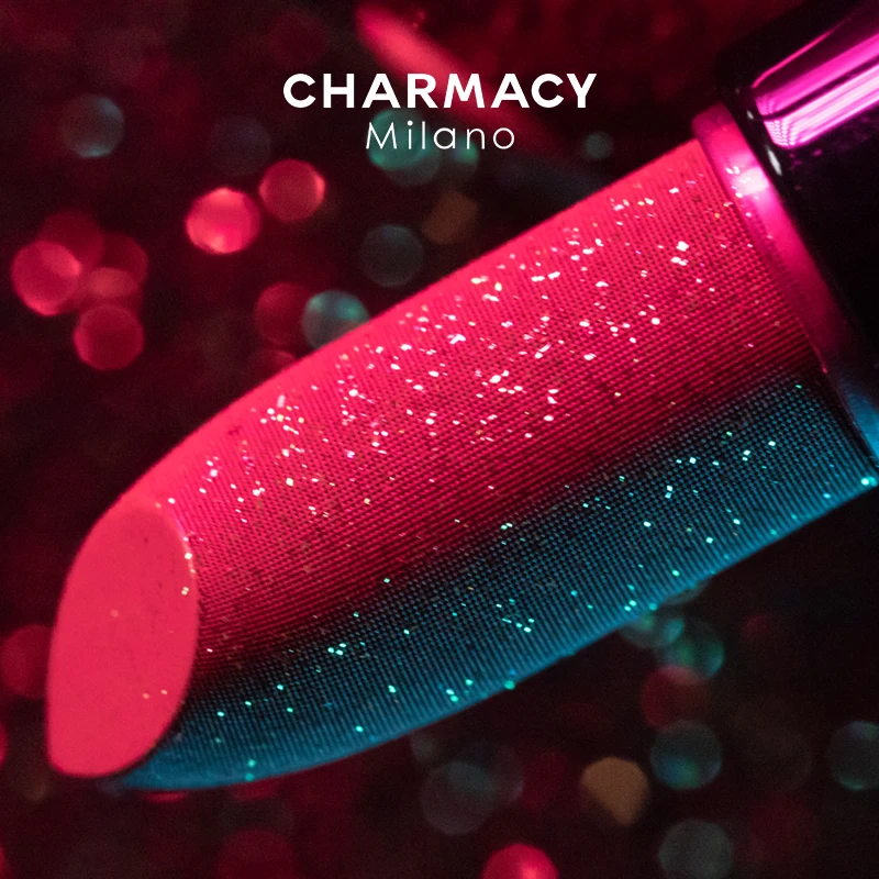CHARMACY-pintalabios metálico brillante, brillo de labios mate, terciopelo, maquillaje de labios, brillo de diamante, rojo, cosmético de belleza