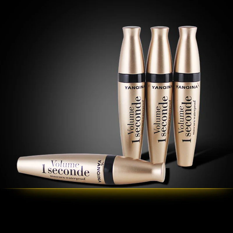 

4D Thick Lengthening Mascara With Silicone Brush Curling Extension Eyelash Makeup Waterproof Slender No Blooming Cosmetics TSLM1