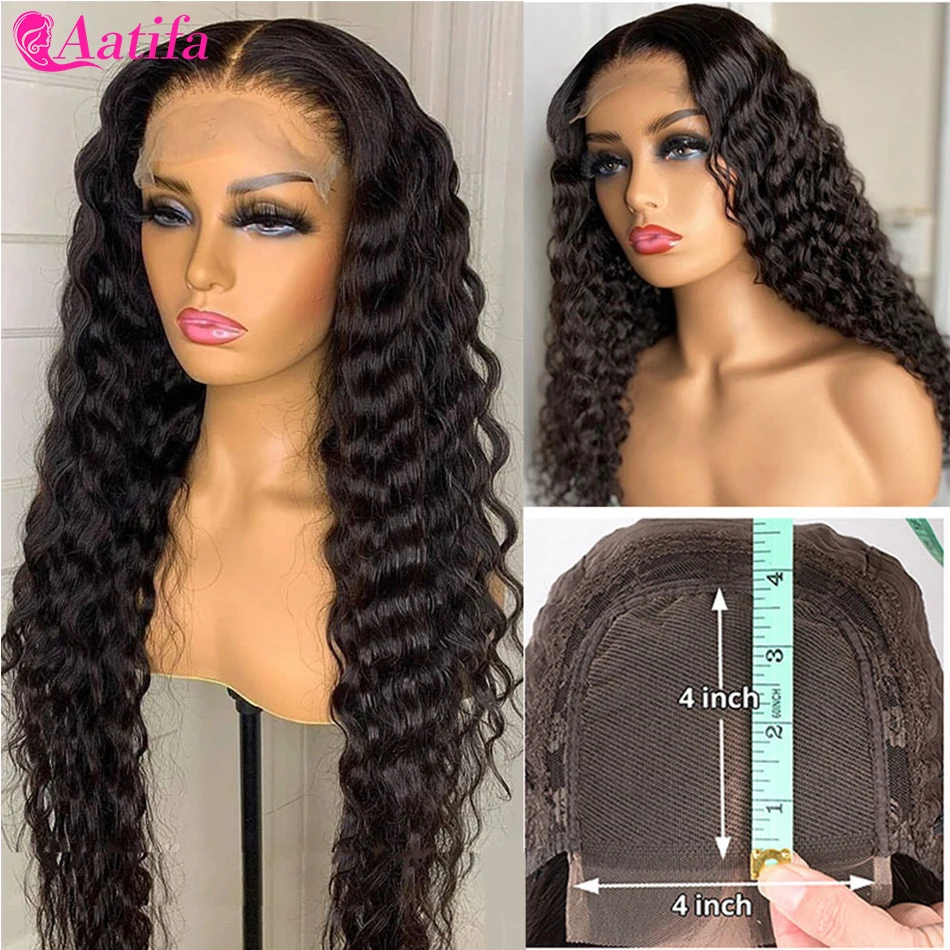 Loose Deep Wave Indian Human Hair Wigs 13x4 Lace Front Wigs For Black Women 180% Density Pre Plucked Baby Remy Hair Lace Frontal