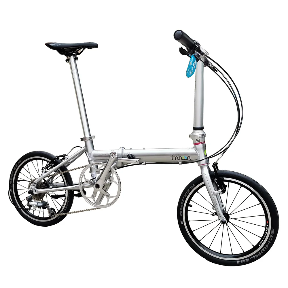 Fnhon Zephyr 1" алюминиевый складной велосипед 16" 349 Minivelo городской Commuter велосипед с V тормозом 9 скоростей мини веловелосипеды