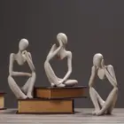 Абстрактная полимерная скульптура, статуя истончика, Современный домашний декор, книжная полка, декор для гостиной, настольный декор, ручная работа, подарки